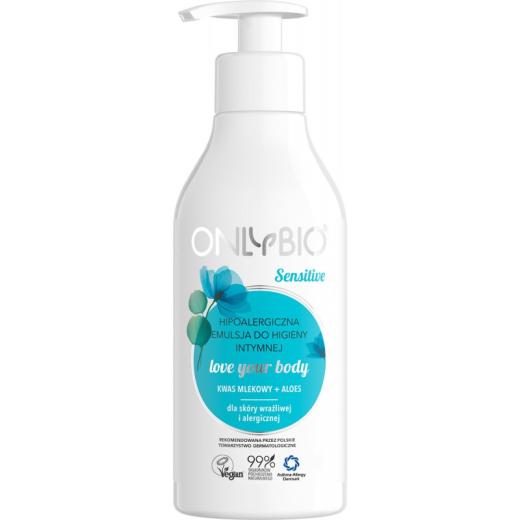 ONLYBIO  Sensitive Hipoalergiczna emulsja do higieny intymnej   250ml  - PL