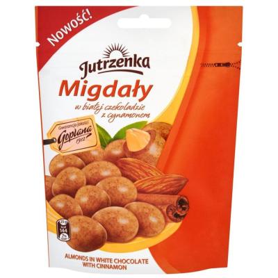 Migdaly z cynamonem w Czekoladzie - Mandeln im Schokolade 80g Jutrzenka