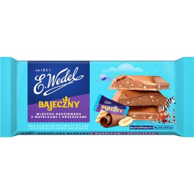 Czekolada Bajeczny - Milchschokolade mit Nussfüllung 100g Wedel