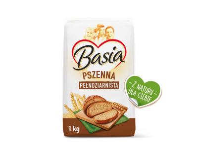 Maka Pszenna Pelnoziarnista - Vollkorn Weizenmehl 1000g Basia