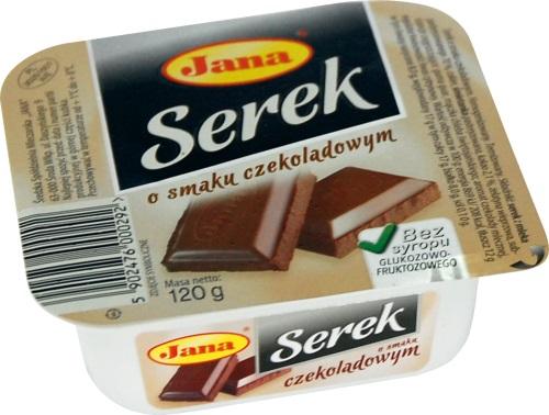 Serek Homogenizowany o Smaku Czekoladowym - Schokoladendessert 120g Jalubie