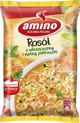 Amino Rosól - Hühnersuppe mit Gemüse Instantnudeln 59g