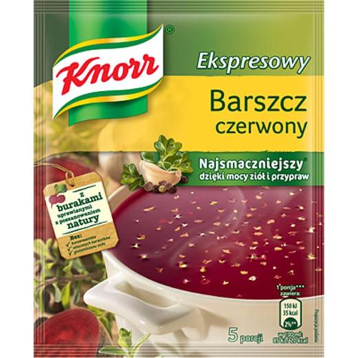 Barszcz Czerwony Ekspresowy - Rote Bete Suppe Borschtsch 53g Knorr