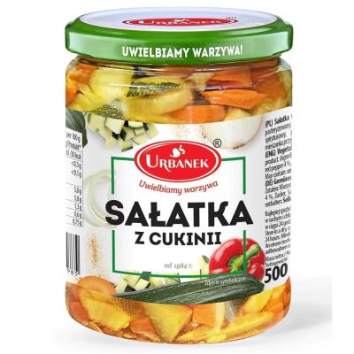 Salatka z Cukinii - Gemüsesalat mit Zuchini 250g Urbanek