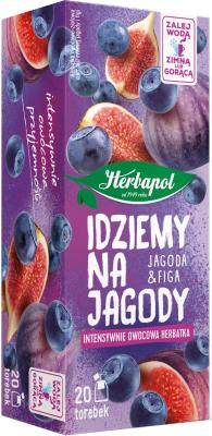 Herbata Jagoda Figa - Blaubeeren Feigentee 40g Herbapol