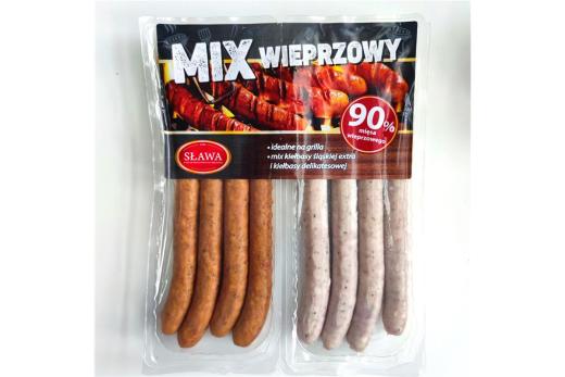 Mix na Grilla Wieprzowy - Grillwürstchen Mix Schweinefleisch 200g Slawa