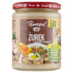 Zurek z Boczkiem i Kielbasa - Sauermehlsuppe mit Wurst...