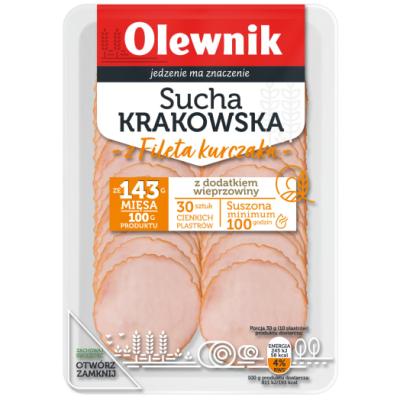 Sucha Krakowska z Kurczaka - Krakauer mit Hühnerfilet 90g Olewnik