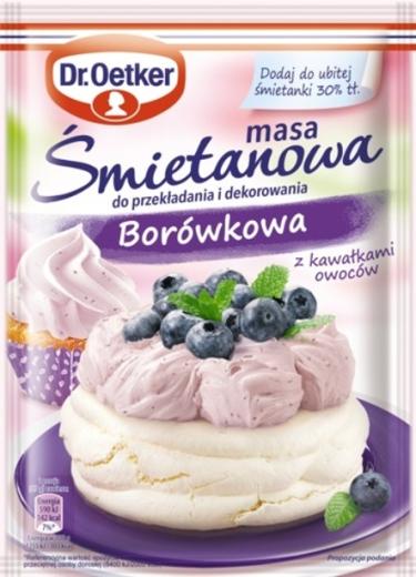 Masa Smietanowa Borowkowa - Heidelbeerenkuchenmasse 65g Dr.Oetker