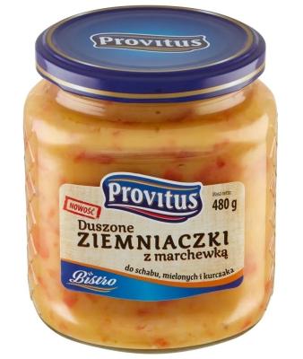 Duszone Ziemniaczki z Marchewka - Gedünstete Kartoffeln mit Karotten 460g Provitus
