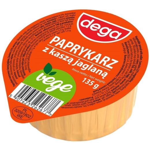 Paprykarz z Kasza Jaglana - Gemüsepaprikasch mit Hirsengrütze 135g Dega