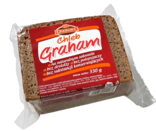 Chleb Graham - Weizen Roggenbrot 330g Oskroba