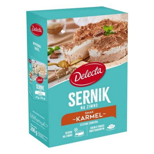 Sernik na Zimno Karmelowy - Käsekuchen Karamell 200g Delecta