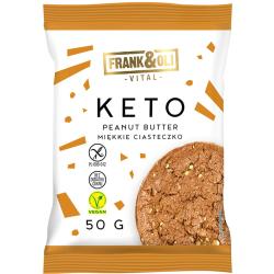 Ciastko Keto Maslo Orzechowe - Peanut Butter Cookie 50g...