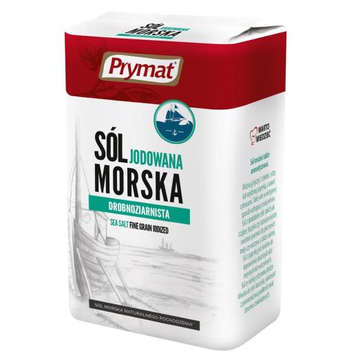 Sol Morska Jodowana drobnoziarnista - Meerjodsalz 1kg Prymat