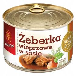 Zeberka Wieprzowe w Sosie - Schweinerippchen im...