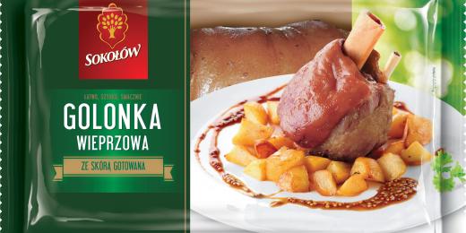 Golonka Gotowana ze Skora - Schweinehaxe mit Haut gekocht 600g Sokolow