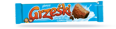 Grzeski Polnischer Waffelriegel mit Milchschokolade 36g