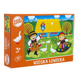 Puzzle wioska lowicka 30 Folkstar