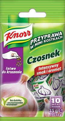Knorr Przyprawa w Mini Kostkach Czosnek 35g