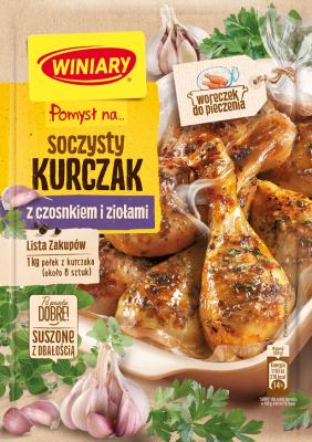 Kurczak z Czosnkiem i Ziolami - Fix Hühnchen mit Knoblauch & Kräutern 30g Winiary