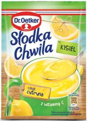 Kisiel Slodka Chwila&nbsp;Gelee mit Zitronengeschmack Dr.Oetker&nbsp; 30g