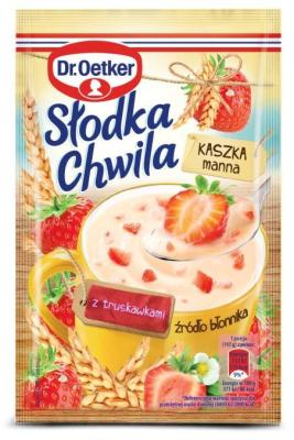Slodka Chwila Grysik - Grie&szlig;brei mit Erdbeeren Dr Oetker 47,5g