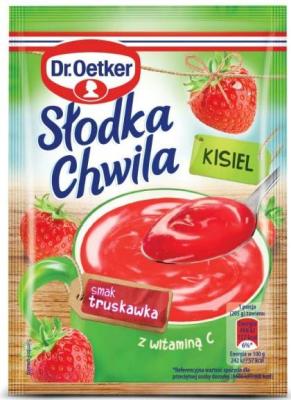 Kisiel Slodka Chwila smak truskawkowy Dr. Oetker 30g