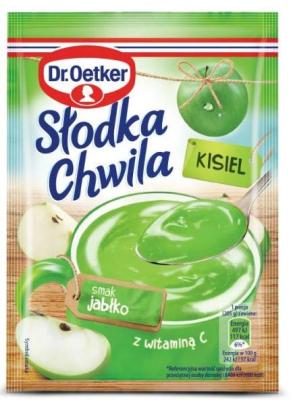 Kisiel Slodka Chwila Gelee mit Apfelgeschmack Dr.Oetker 30g