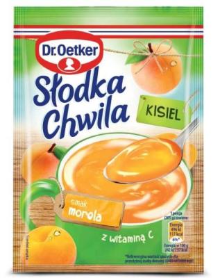 Kisiel Slodka Chwila Gelee mit Aprikosengeschmack Dr.Oetker 30g
