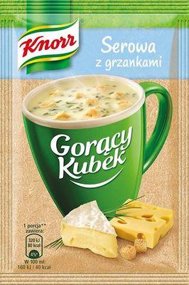 Knorr&nbsp;Goracy Kubek&nbsp; K&auml;sesuppe mit Croutons 22g