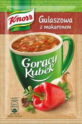 Knorr Goracy Kubek Gulaszowa z Makaronem 16g 