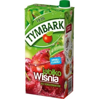 Tymbark Apfel - Kirsche Erfrischungsgetr&auml;nk 1l