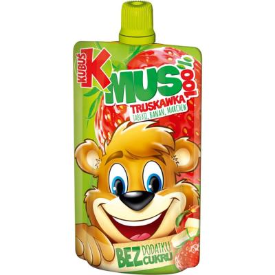 Kubus Mus Erdbeere-Apfel-Banane-M&ouml;hre 100g