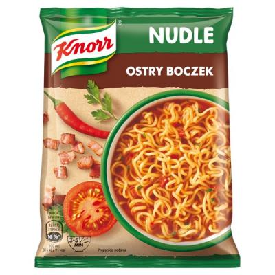Knorr Nudle Ostry Boczek 63 g 