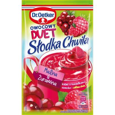 Kisiel Slodka Chwila mit Himbeer- &amp; Cranberry-Geschmack Dr.Oetker 32 g