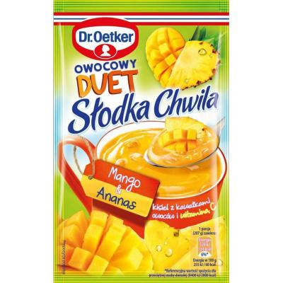 Kisiel Slodka Chwila mit Mango- & Ananas-Geschmack  Dr.Oetker 32 g