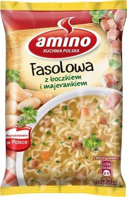 Amino Fasolowa - Polnische Bohnensuppe Instant-Nudelnsuppe 61 g